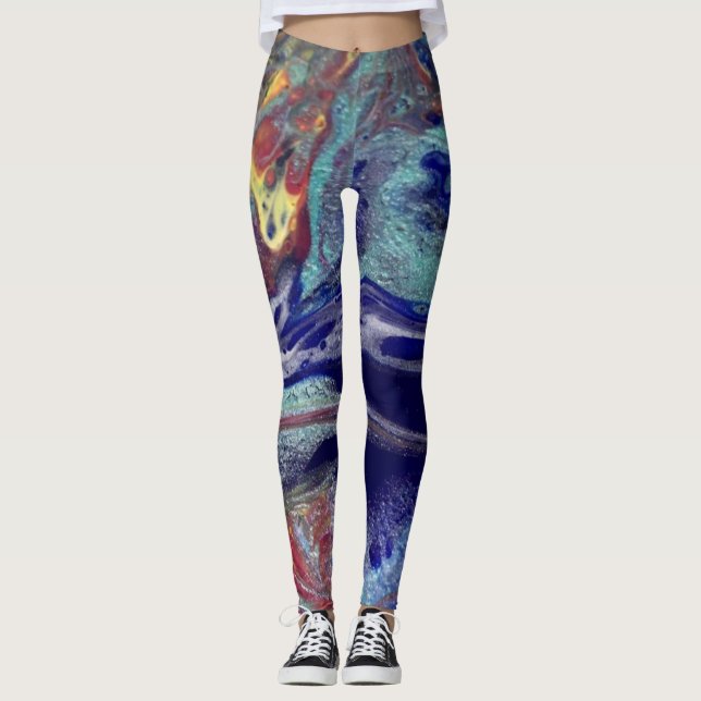 Legging Caos roxo (Frente)