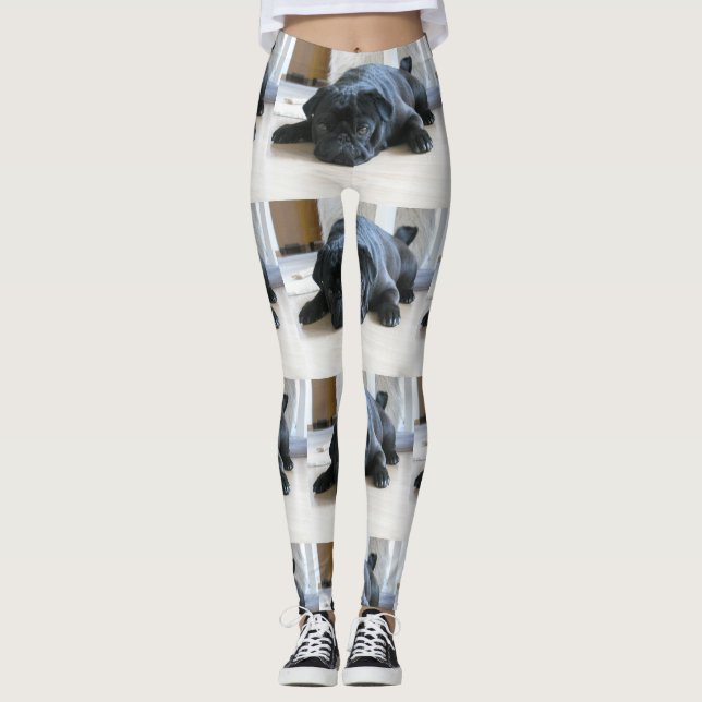 Legging cãozinho preto (Frente)