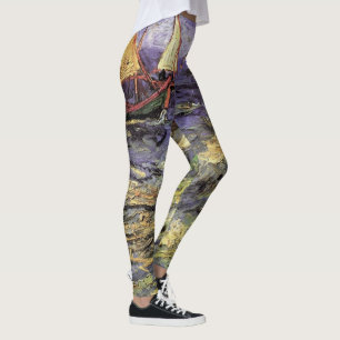 Legging Capa de mar em Saintes Maries por Vincent van Gogh