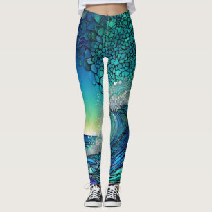 Legging Capa de proteção do Surf surreal