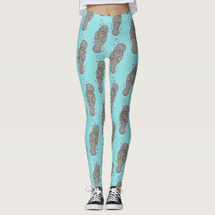 Legging Capateiro bonito com ilustração de bolhas