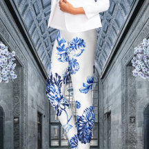 Capri Blue Vintage Floral Botânica Leonbience