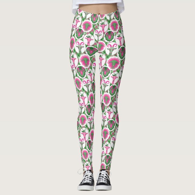 Legging Caprinos do hipster | por TotallyGoatally™ (Frente)