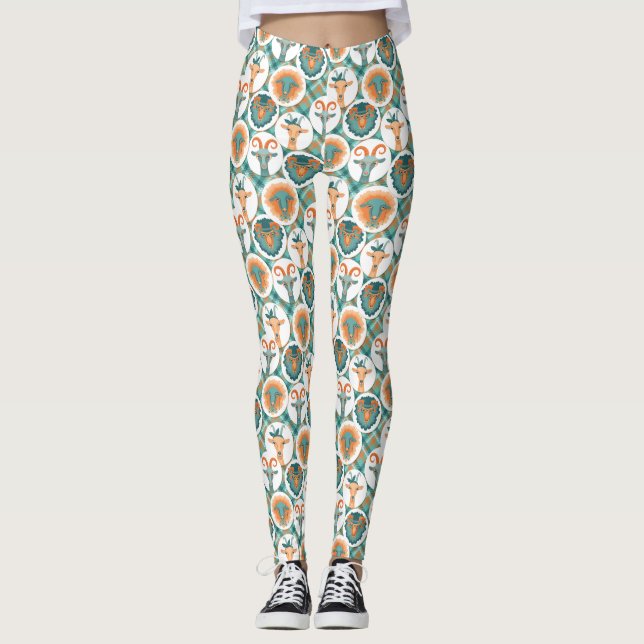Legging Caprinos do hipster | por TotallyGoatally™ (Frente)