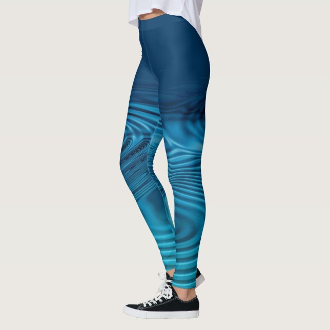 Legging Cápsulas Azul Aqua (Esquerda)