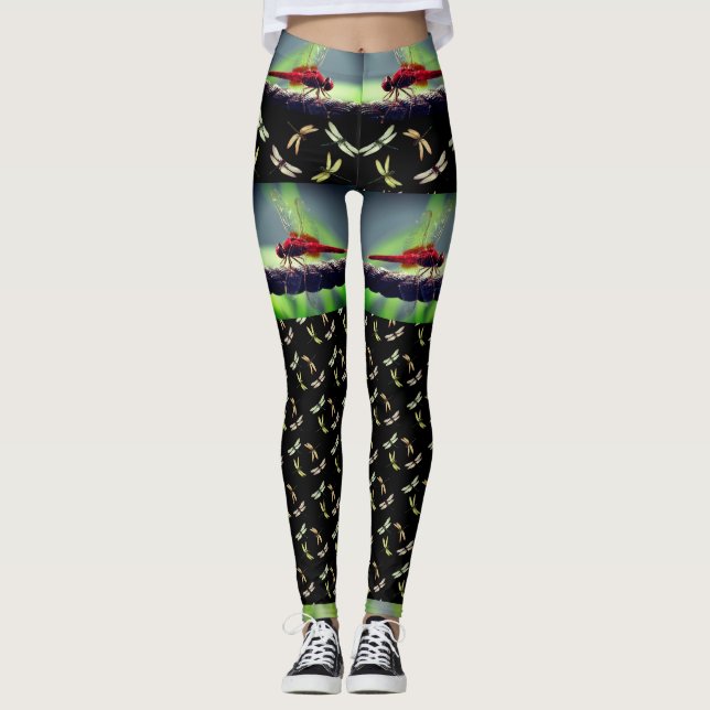 Legging Capturando Libélulas - Artístico (Frente)