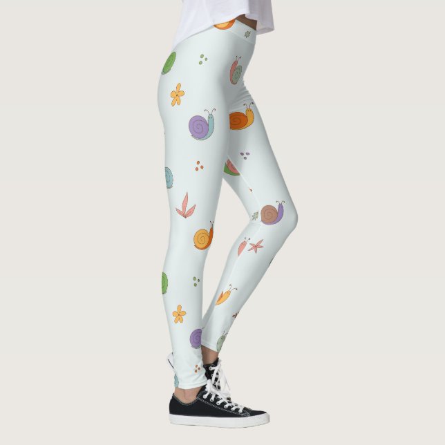 Legging Caracóis engraçados (Direita)