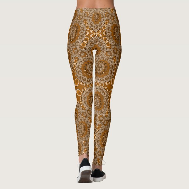 Legging Caramel Fractal Lace  (Verso)