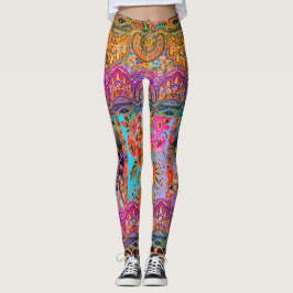 Legging Caravana de Boho floral