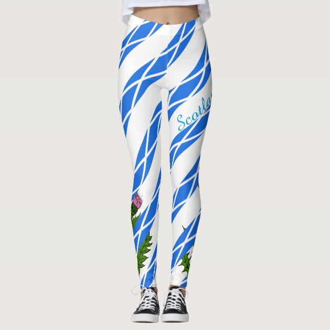 Legging Cardo escocês (Frente)