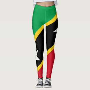 Legging Caribe de Independência de santo Kitts E Nevis