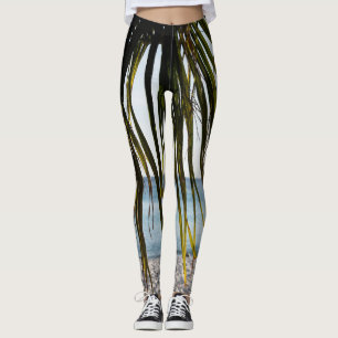 Legging Caribe Praia Feliz #6 #tropical #wall #art