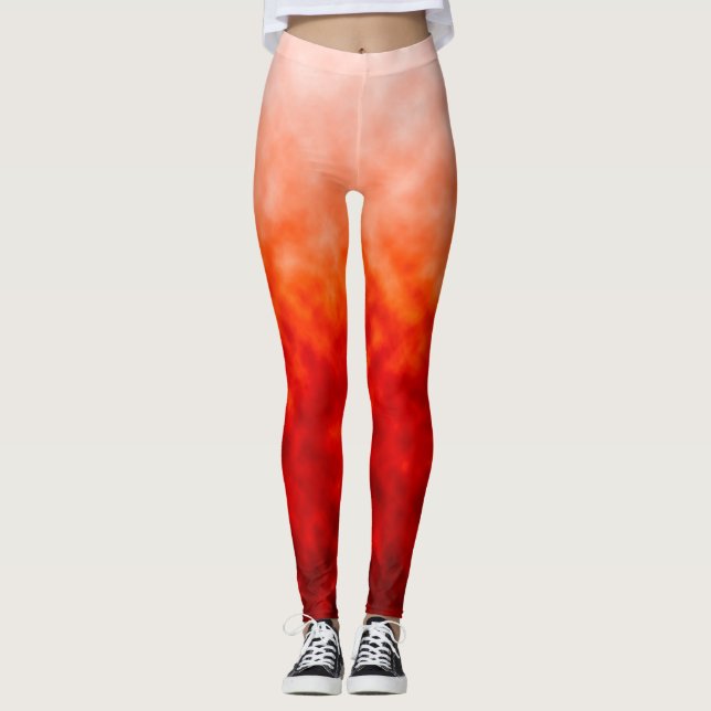 Legging Carmesim Queda de Calor (Frente)