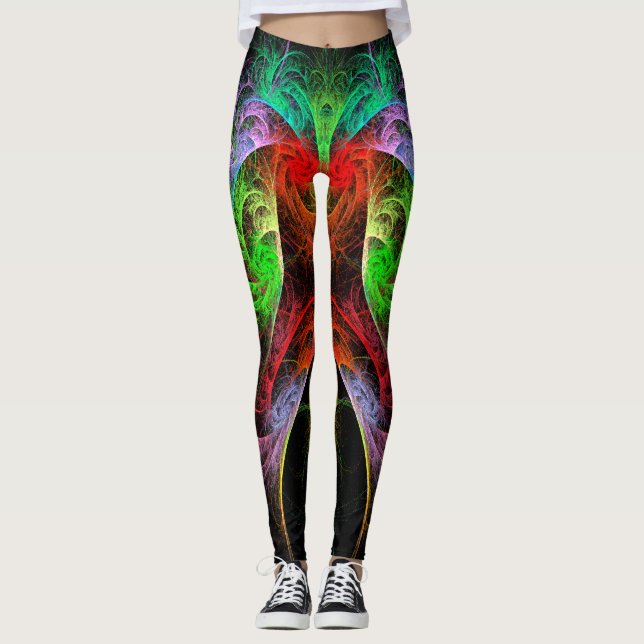 Legging Carnaval Abstrato Art (Frente)