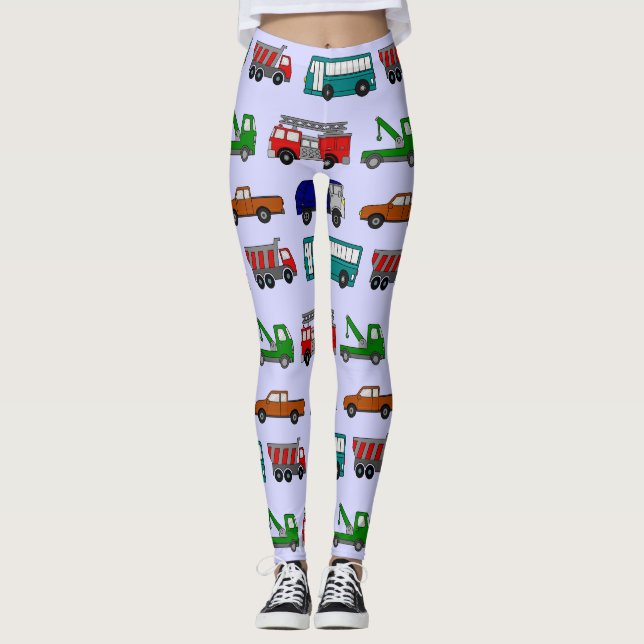 Legging Carros, Caminhões, Ônibus (Frente)