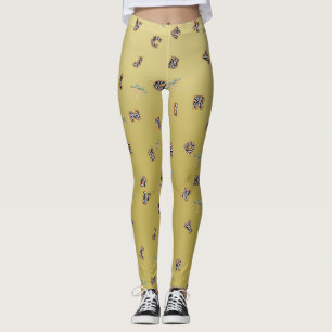 Legging carta abdominal zebra safari, crianças da escola d