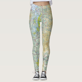 Legging Carta Seccional de Seattle