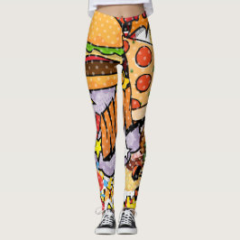 Legging Cartoon de comida