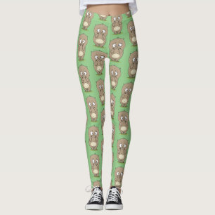 Legging Cartoon de hamster adorável