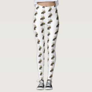 Legging Cartoon de insetos com mosca espinhenta