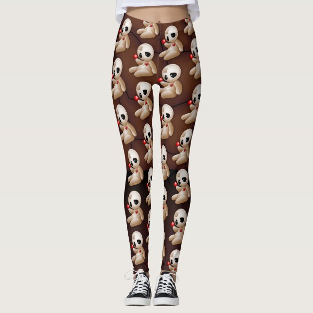 Legging Cartoon Doll Voodoo Apaixonado (Frente)