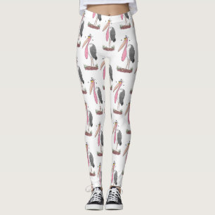 Legging Cartoon engraçado marabou