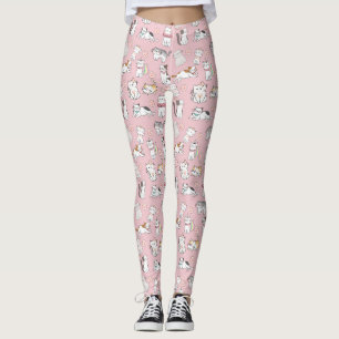 Legging Cartoon Gatos Kawaii - Sem Padrões