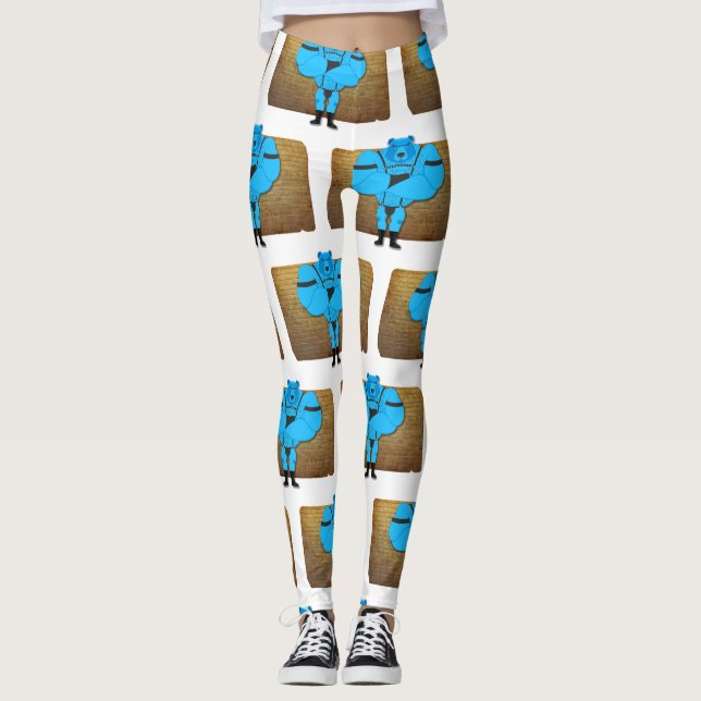 Legging Cartoon gay do urso SlipperyJoe (Frente)