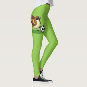 Legging Cartoon Gelado Jogando Futebol