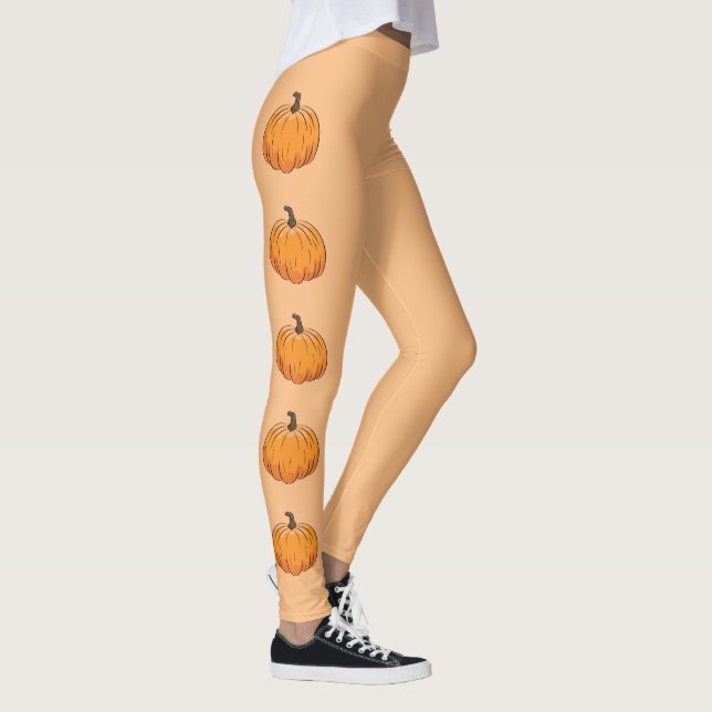 Legging Cartoons Laranja Pumpkins (Direita)