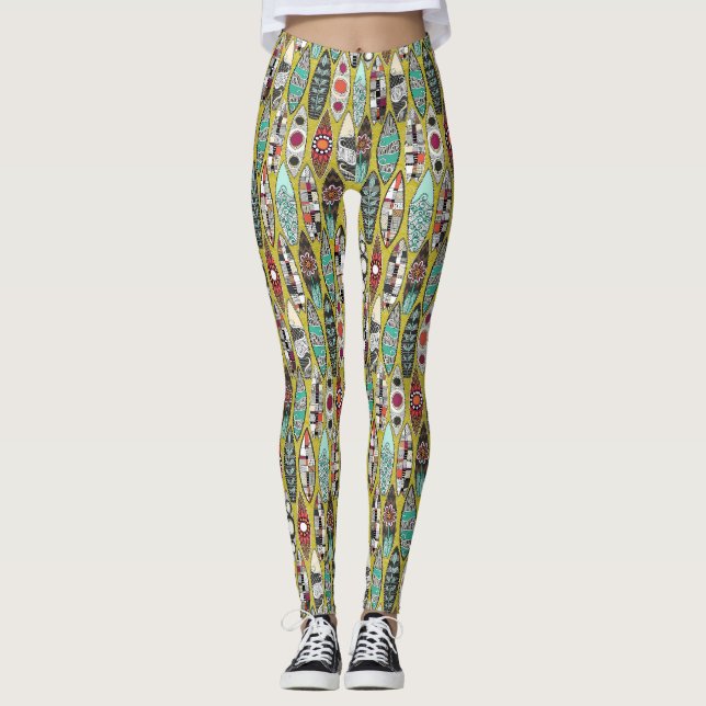 Legging cartucho de pranchas (Frente)