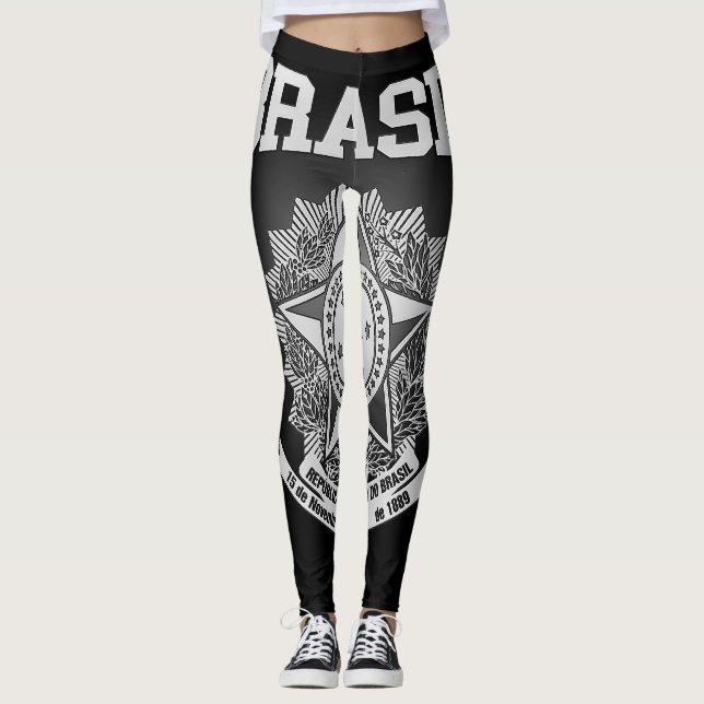 Legging Casaco de Armas Brasil (Frente)