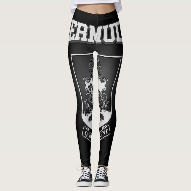 Legging Casaco de Armas das Bermudas (Frente)