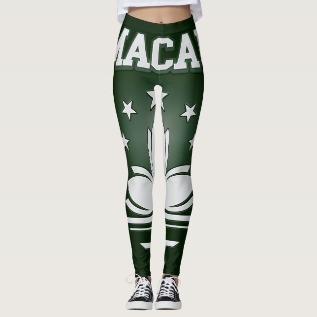 Legging Casaco de Armas de Macau (Frente)