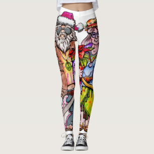 Legging Casal de Papais noeis Hippie