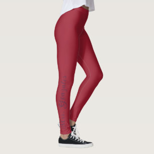 Legging Casamento no País do Vinho Burgundy & Aubergine Sc