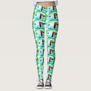 Legging casas Thunder_Cove da caravana do vintage