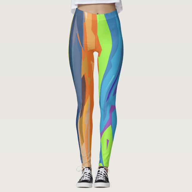 Legging Cascata enrolada (Frente)