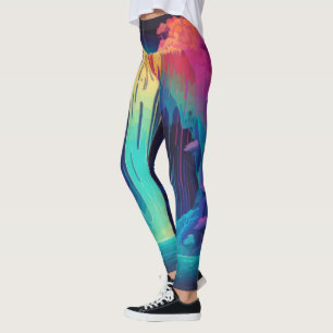 Legging Cascata mágica, serenidade cativante