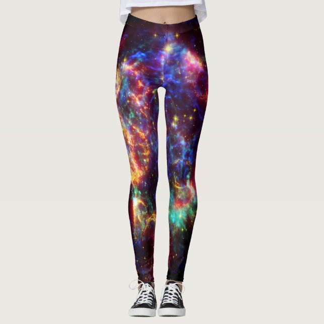 Legging Cassiopeia Galaxy Supernova remanescente (Frente)