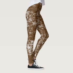 Legging Castanho com dificuldades
