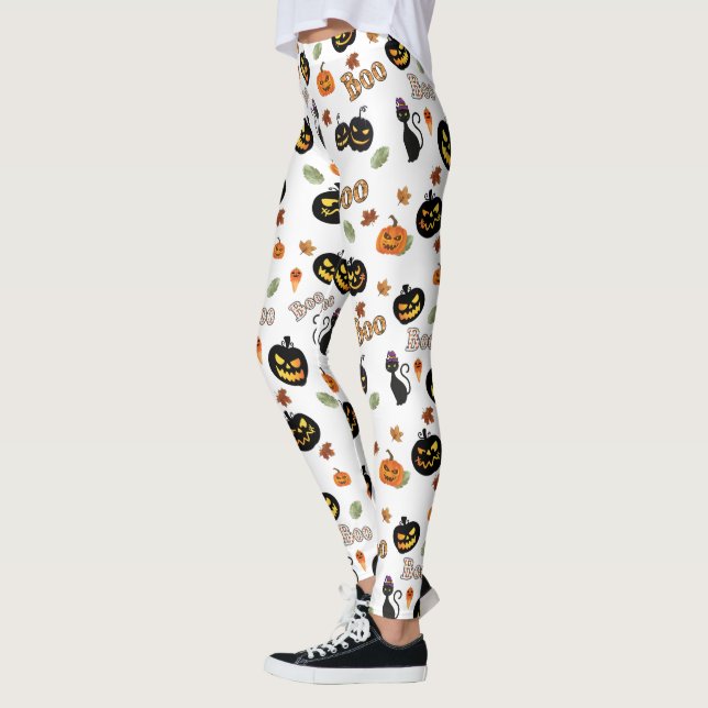 Legging Cat Boo Halloween (Esquerda)
