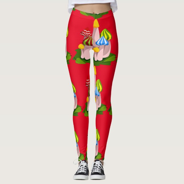 Legging Catedral Magia de Cogumelos Thunder_Cove (Frente)