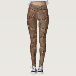 Legging Cavaleiro e galos