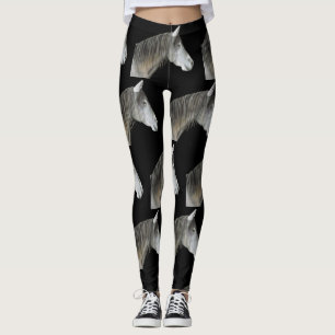 Legging Cavalo de cinza