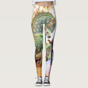 Legging Cavalo lindo #3 do carrossel