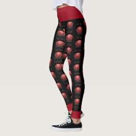 Legging Caveira do Halloween