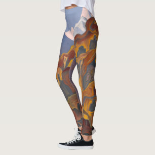 Legging Cavernas Sagradas, 1932, por Nicholas Roerich