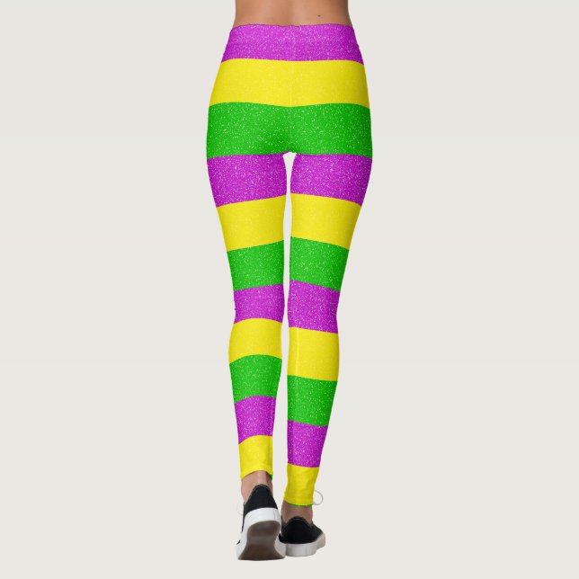 Legging Celebração de Mascarada Flamboyant Mardi Gras 2023 (Verso)