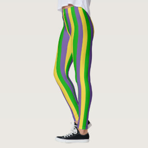 Legging Celebrando o Carnaval de Mardi Gras